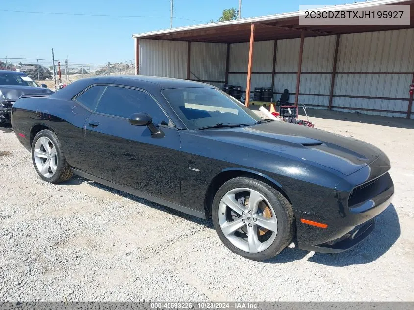 2C3CDZBTXJH195927 2018 Dodge Challenger R/T