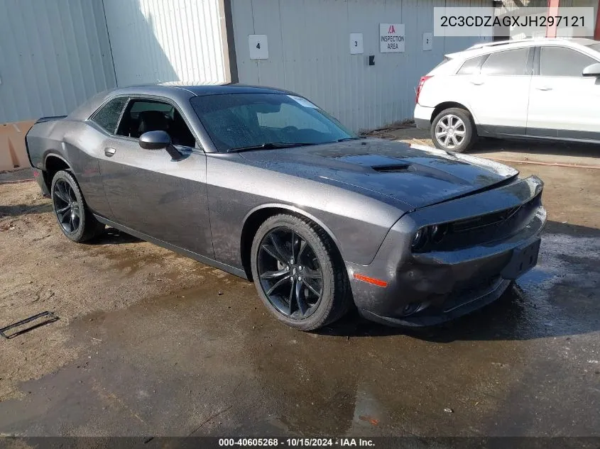 2018 Dodge Challenger Sxt Plus VIN: 2C3CDZAGXJH297121 Lot: 40605268