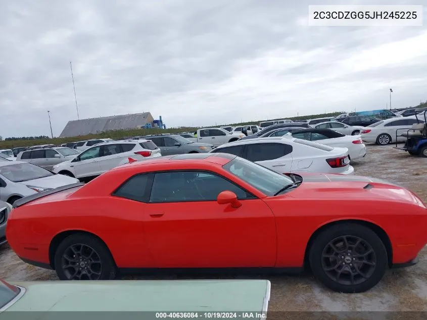 2C3CDZGG5JH245225 2018 Dodge Challenger Gt Awd