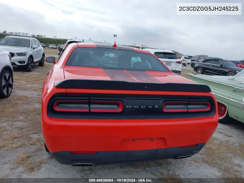 2C3CDZGG5JH245225 2018 Dodge Challenger Gt Awd