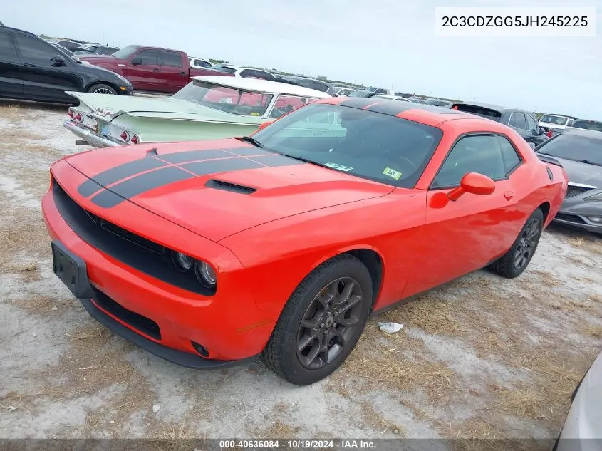 2018 Dodge Challenger Gt Awd VIN: 2C3CDZGG5JH245225 Lot: 40636084