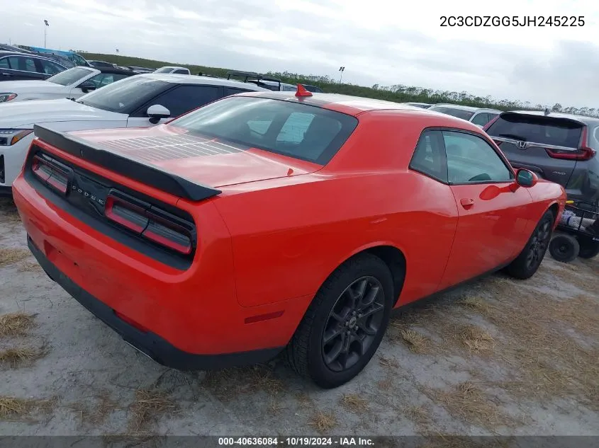 2C3CDZGG5JH245225 2018 Dodge Challenger Gt Awd