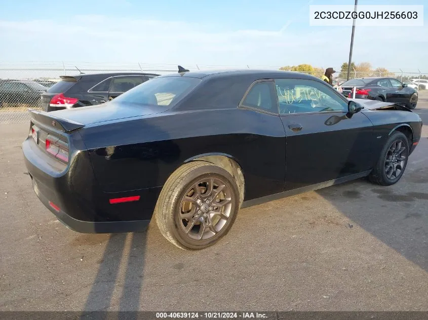 2018 Dodge Challenger Gt VIN: 2C3CDZGG0JH256603 Lot: 40639124