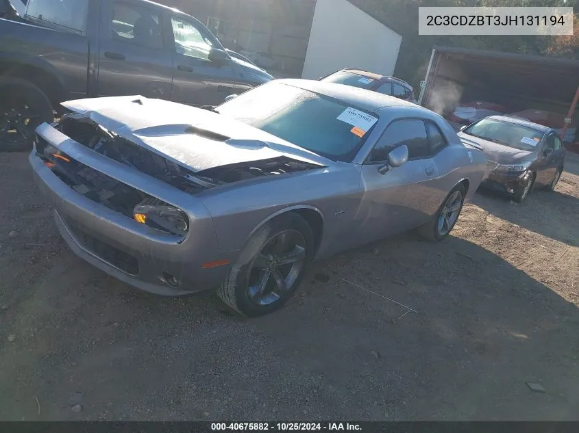 2C3CDZBT3JH131194 2018 Dodge Challenger R/T