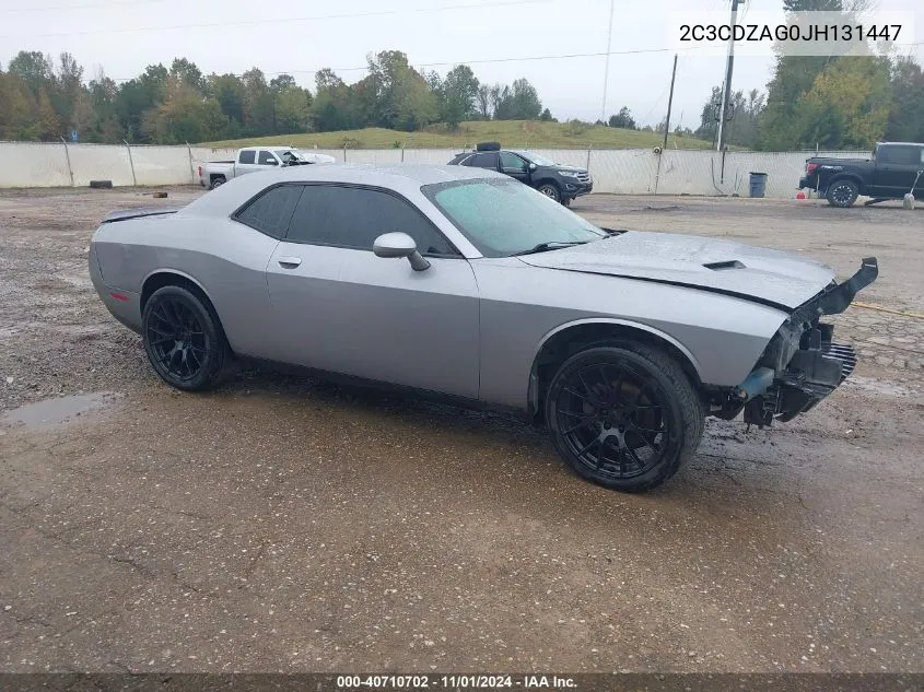 2018 Dodge Challenger Sxt VIN: 2C3CDZAG0JH131447 Lot: 40710702