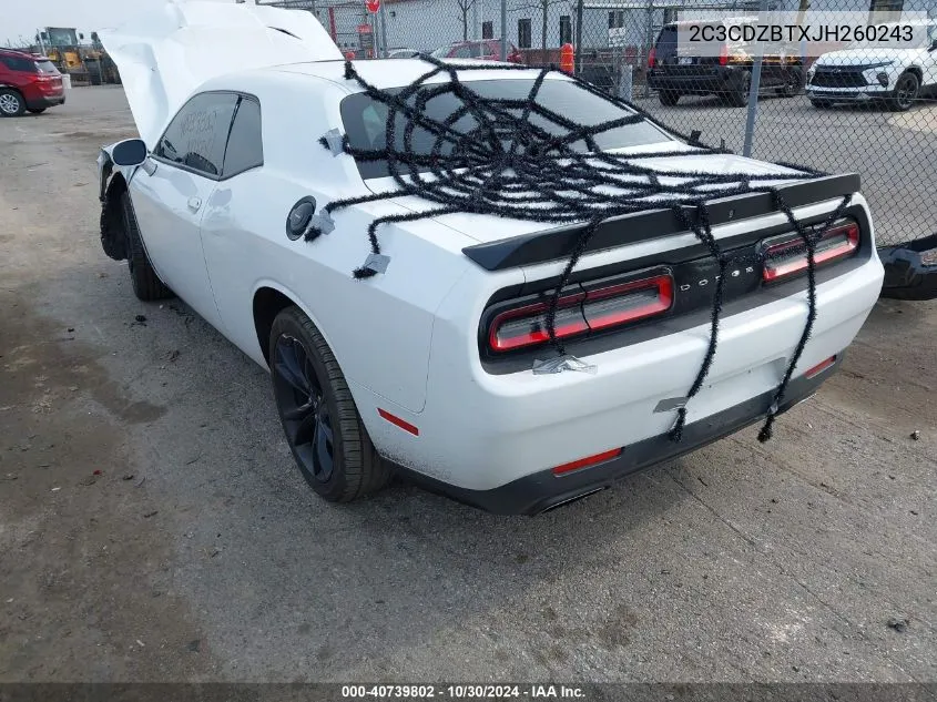 2C3CDZBTXJH260243 2018 Dodge Challenger R/T Plus