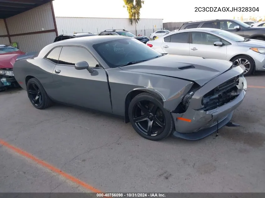 2018 Dodge Challenger Sxt VIN: 2C3CDZAGXJH328304 Lot: 40756098