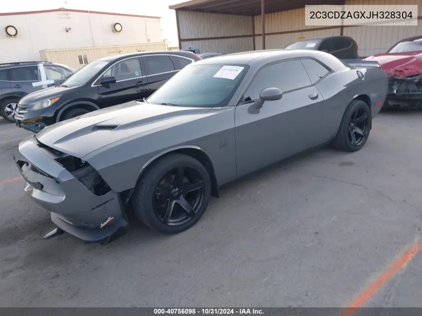 2018 Dodge Challenger Sxt VIN: 2C3CDZAGXJH328304 Lot: 40756098