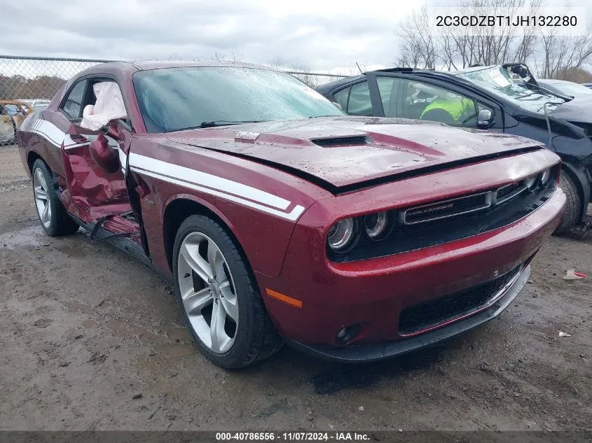 2018 Dodge Challenger R/T VIN: 2C3CDZBT1JH132280 Lot: 40786556