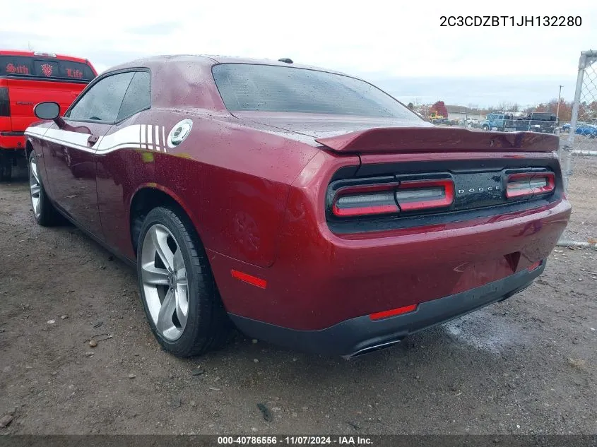 2018 Dodge Challenger R/T VIN: 2C3CDZBT1JH132280 Lot: 40786556