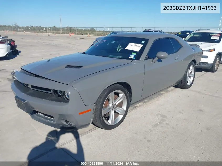 2C3CDZBTXJH141933 2018 Dodge Challenger R/T