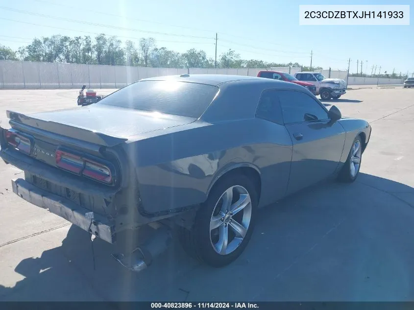 2C3CDZBTXJH141933 2018 Dodge Challenger R/T