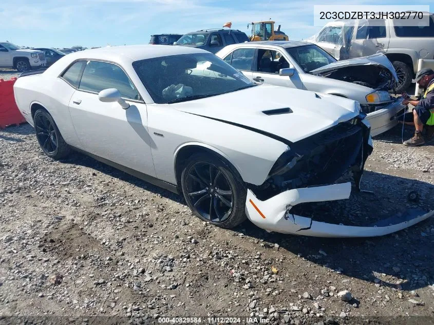 2C3CDZBT3JH302770 2018 Dodge Challenger R/T Plus