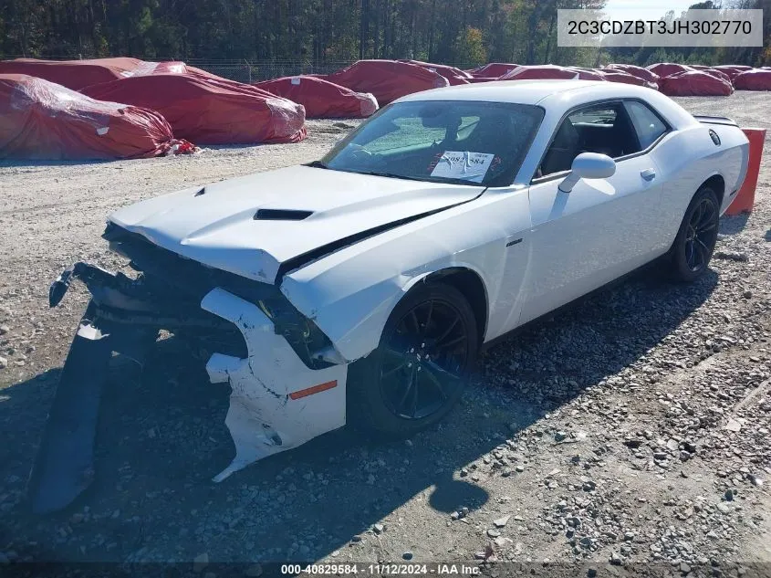 2C3CDZBT3JH302770 2018 Dodge Challenger R/T Plus