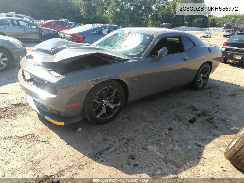 2019 Dodge Challenger R/T VIN: 2C3CDZBT0KH556972 Lot: 30570427