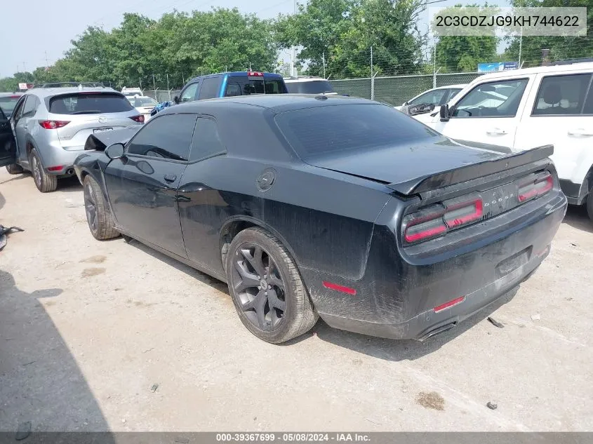 2C3CDZJG9KH744622 2019 Dodge Challenger Gt