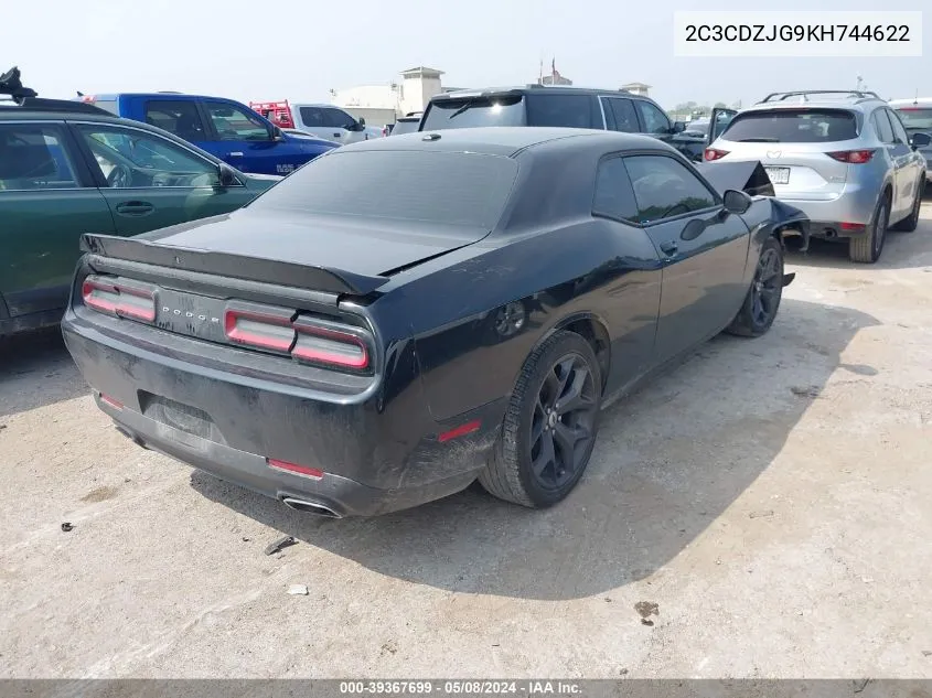 2C3CDZJG9KH744622 2019 Dodge Challenger Gt