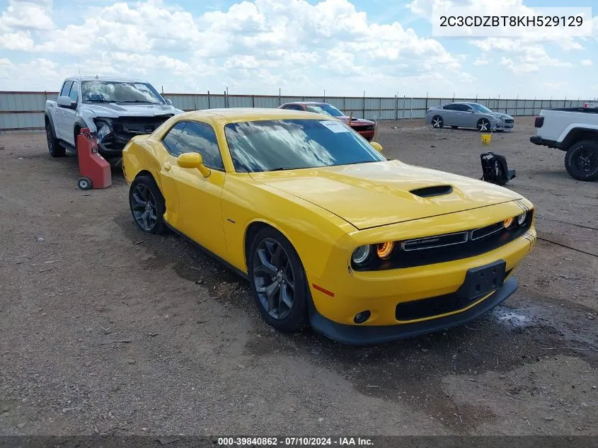 2019 Dodge Challenger R/T VIN: 2C3CDZBT8KH529129 Lot: 39840862