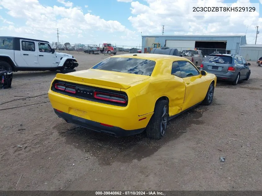 2019 Dodge Challenger R/T VIN: 2C3CDZBT8KH529129 Lot: 39840862