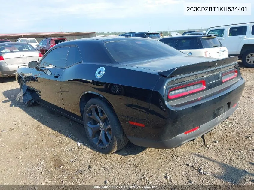 2C3CDZBT1KH534401 2019 Dodge Challenger R/T