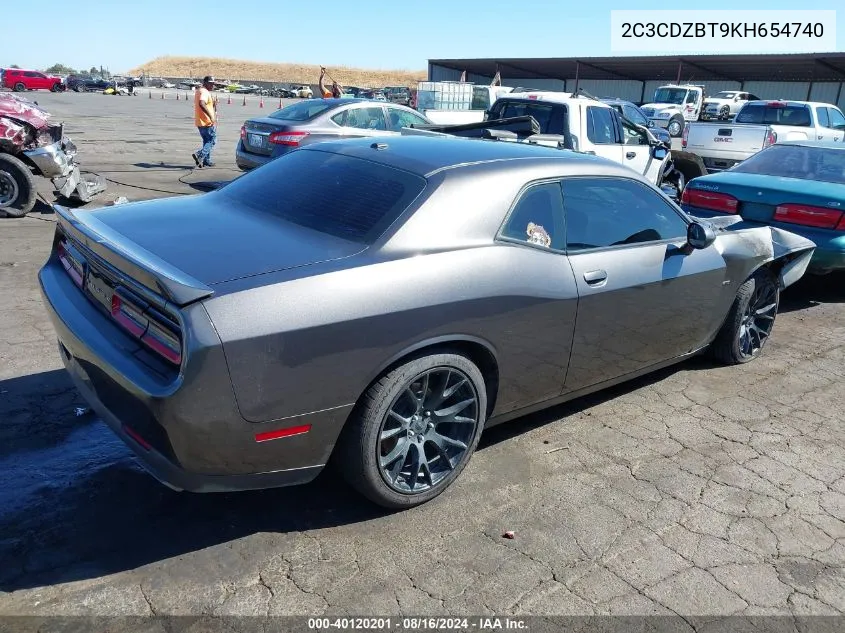 2C3CDZBT9KH654740 2019 Dodge Challenger R/T