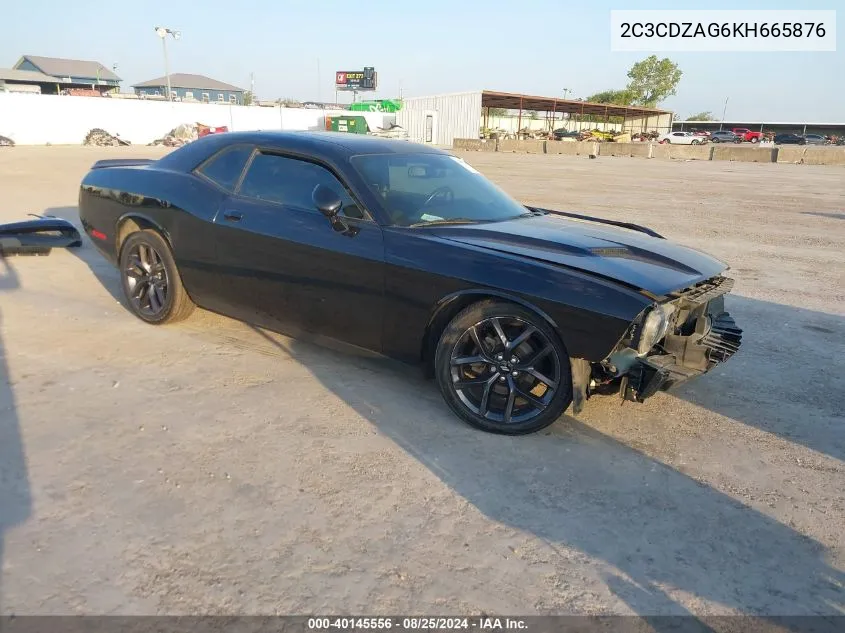 2C3CDZAG6KH665876 2019 Dodge Challenger Sxt