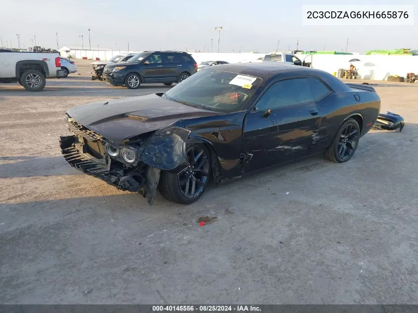 2C3CDZAG6KH665876 2019 Dodge Challenger Sxt