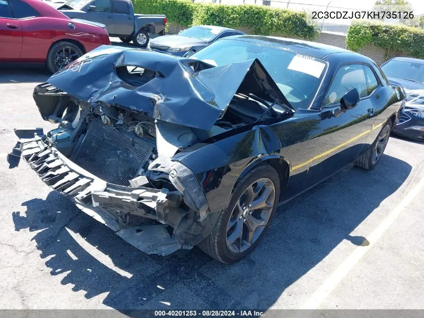 2C3CDZJG7KH735126 2019 Dodge Challenger Gt