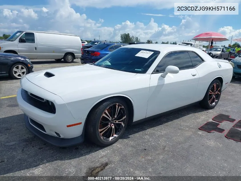 2C3CDZJG9KH571166 2019 Dodge Challenger Gt