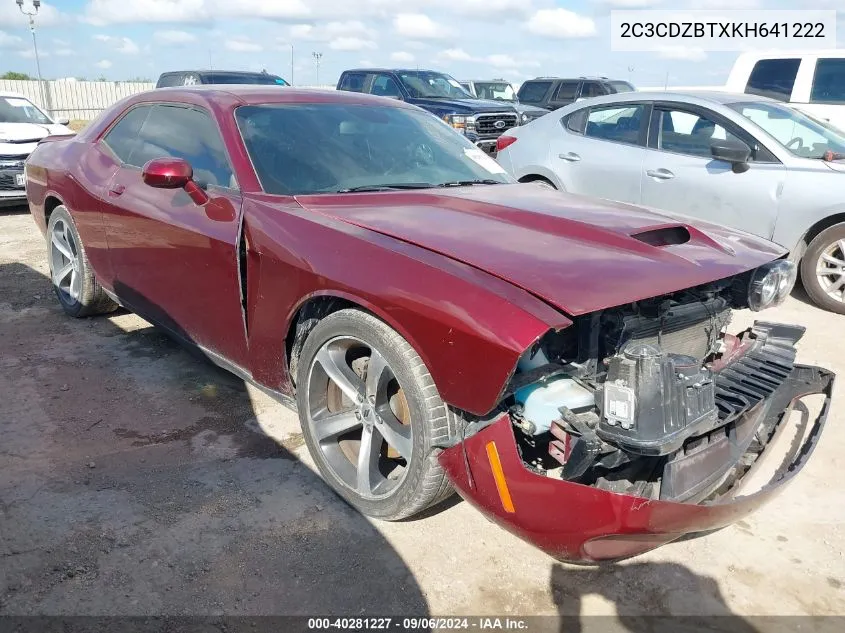 2019 Dodge Challenger R/T VIN: 2C3CDZBTXKH641222 Lot: 40281227