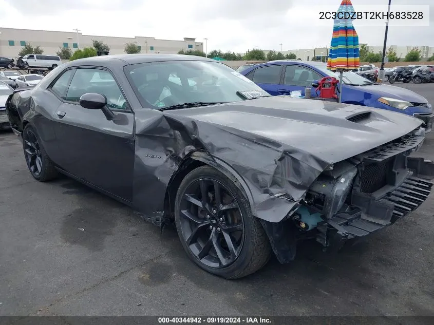 2019 Dodge Challenger R/T VIN: 2C3CDZBT2KH683528 Lot: 40344942