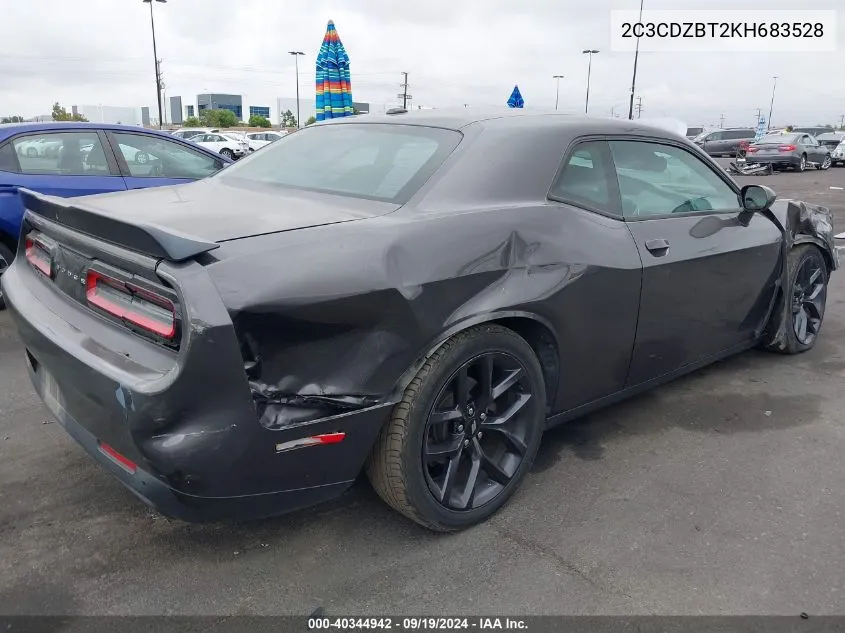 2019 Dodge Challenger R/T VIN: 2C3CDZBT2KH683528 Lot: 40344942