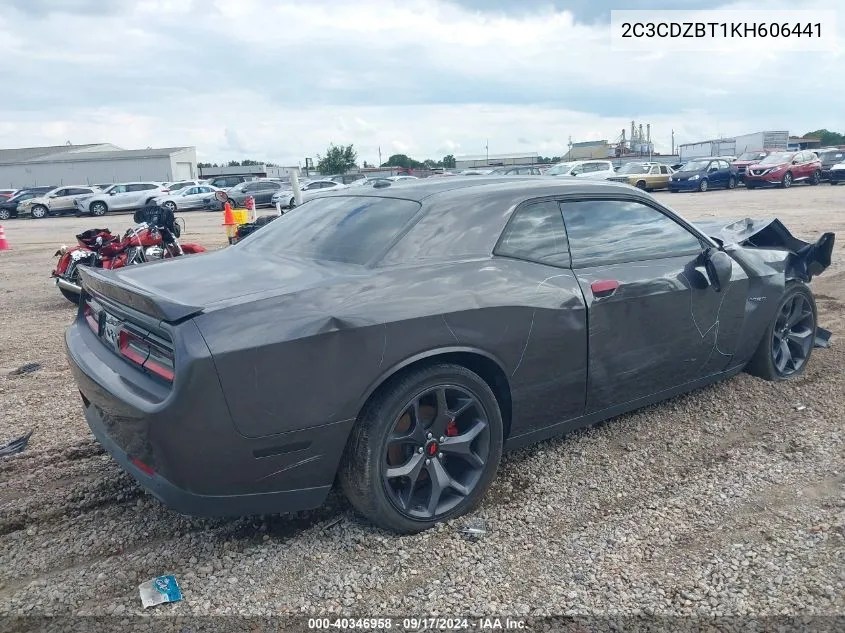 2019 Dodge Challenger R/T VIN: 2C3CDZBT1KH606441 Lot: 40346958