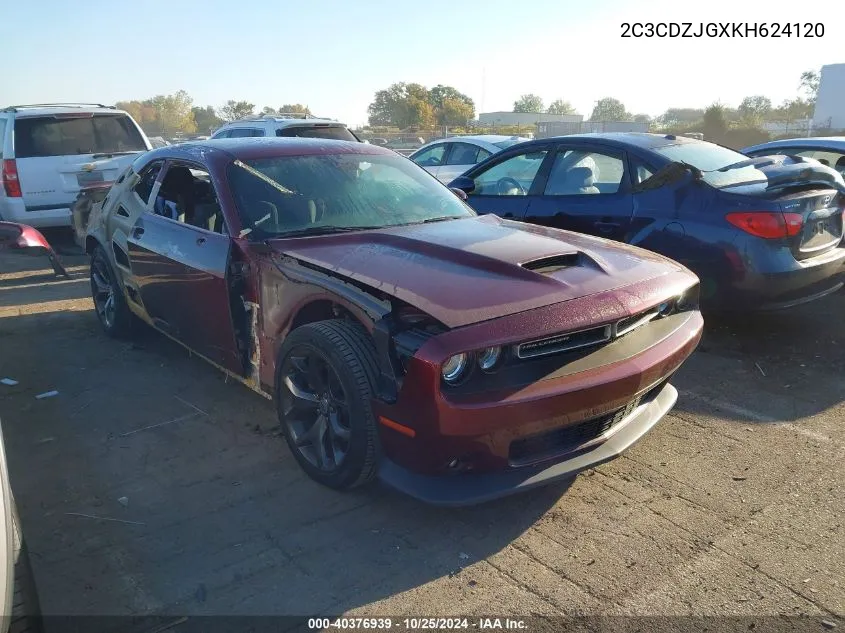 2C3CDZJGXKH624120 2019 Dodge Challenger Gt