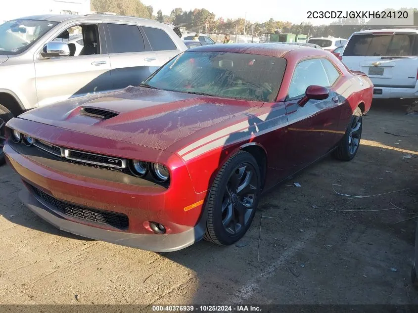 2C3CDZJGXKH624120 2019 Dodge Challenger Gt