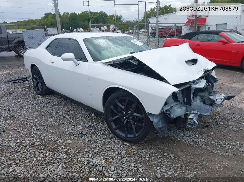 2019 Dodge Challenger Gt VIN: 2C3CDZJG1KH708679 Lot: 40426100