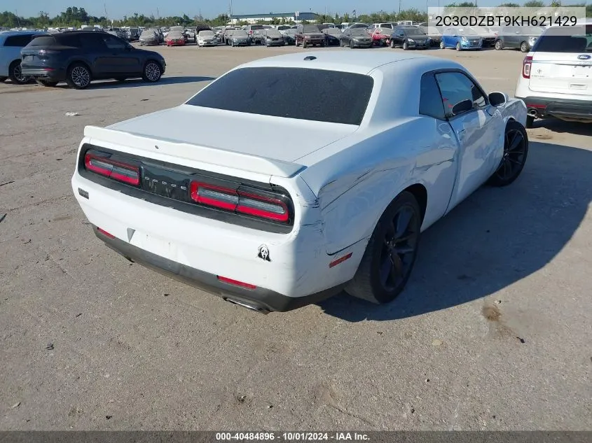 2019 Dodge Challenger R/T VIN: 2C3CDZBT9KH621429 Lot: 40484896