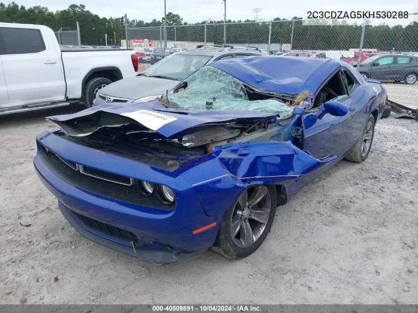 2019 Dodge Challenger Sxt VIN: 2C3CDZAG5KH530288 Lot: 40509891