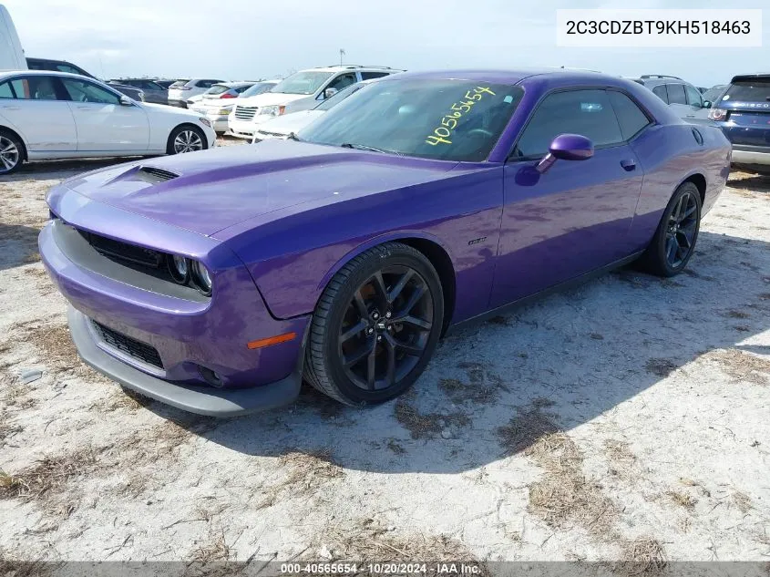 2C3CDZBT9KH518463 2019 Dodge Challenger R/T