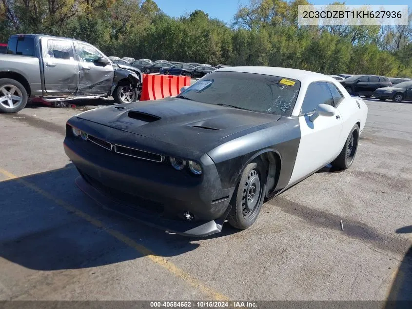 2019 Dodge Challenger R/T VIN: 2C3CDZBT1KH627936 Lot: 40584652