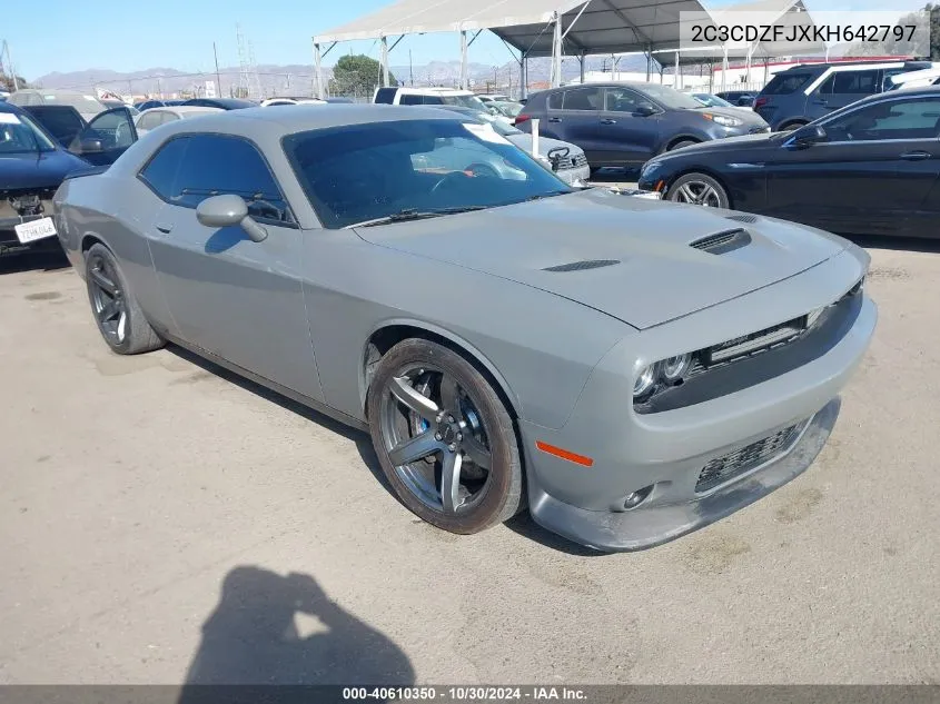 2019 Dodge Challenger R/T Scat Pack VIN: 2C3CDZFJXKH642797 Lot: 40610350