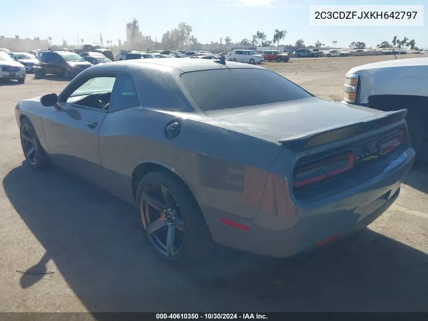 2019 Dodge Challenger R/T Scat Pack VIN: 2C3CDZFJXKH642797 Lot: 40610350