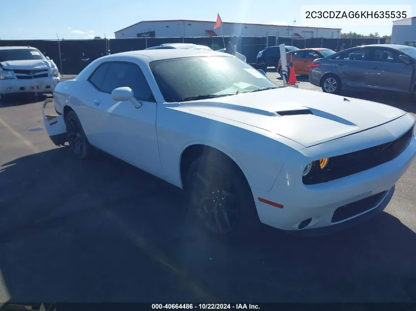 2C3CDZAG6KH635535 2019 Dodge Challenger Sxt