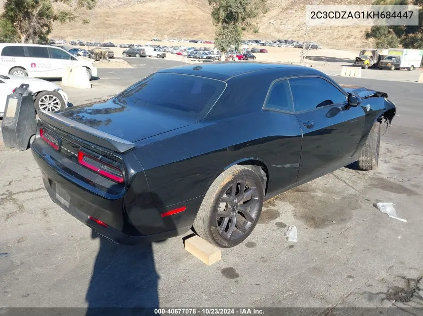 2C3CDZAG1KH684447 2019 Dodge Challenger Sxt