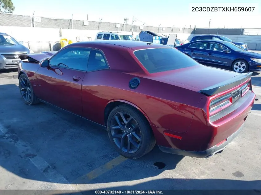 2019 Dodge Challenger R/T VIN: 2C3CDZBTXKH659607 Lot: 40732140