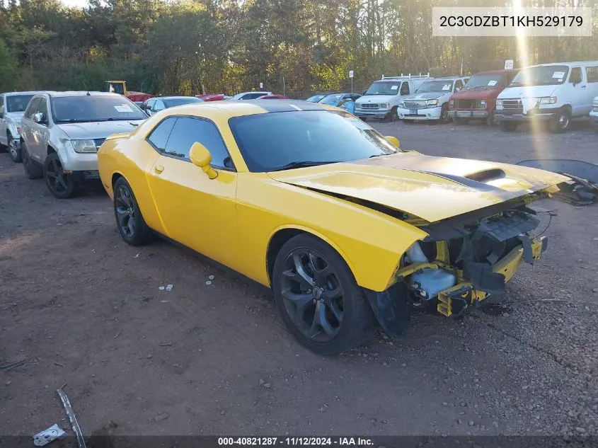 2019 Dodge Challenger R/T VIN: 2C3CDZBT1KH529179 Lot: 40821287