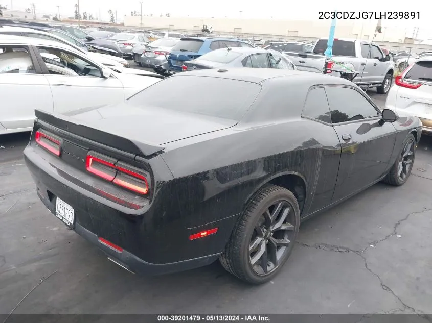 2C3CDZJG7LH239891 2020 Dodge Challenger Gt