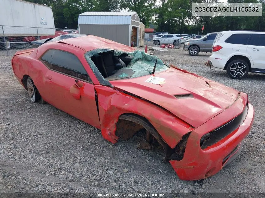 2020 Dodge Challenger Sxt VIN: 2C3CDZAG0LH105532 Lot: 39753861