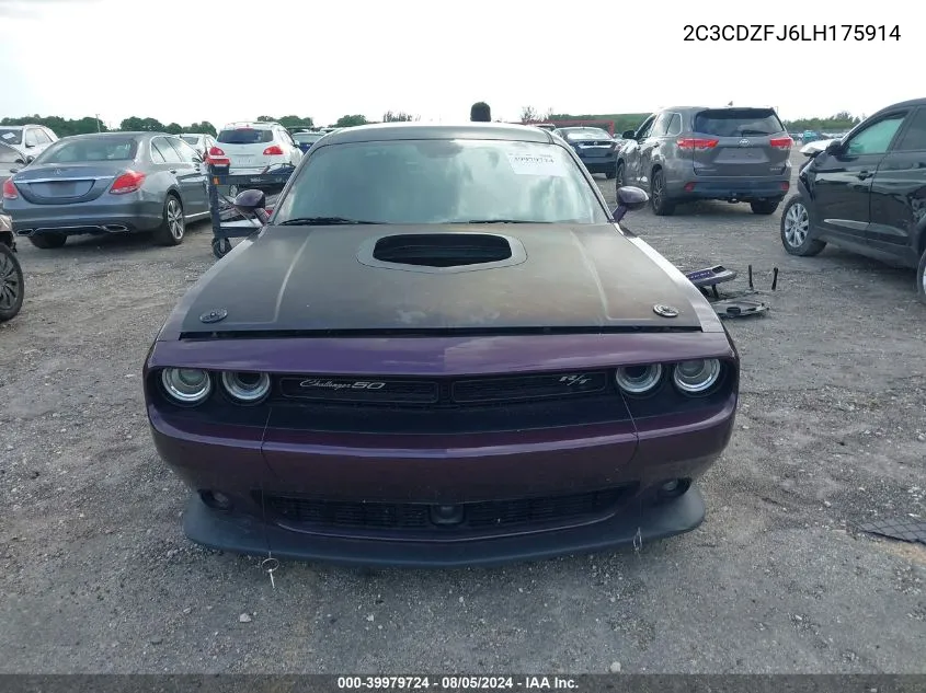 2020 Dodge Challenger R/T Scat Pack 50Th Anniversary VIN: 2C3CDZFJ6LH175914 Lot: 39979724