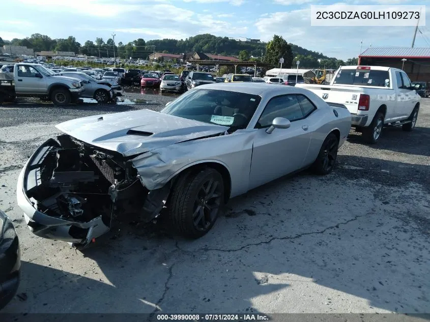 2C3CDZAG0LH109273 2020 Dodge Challenger Sxt